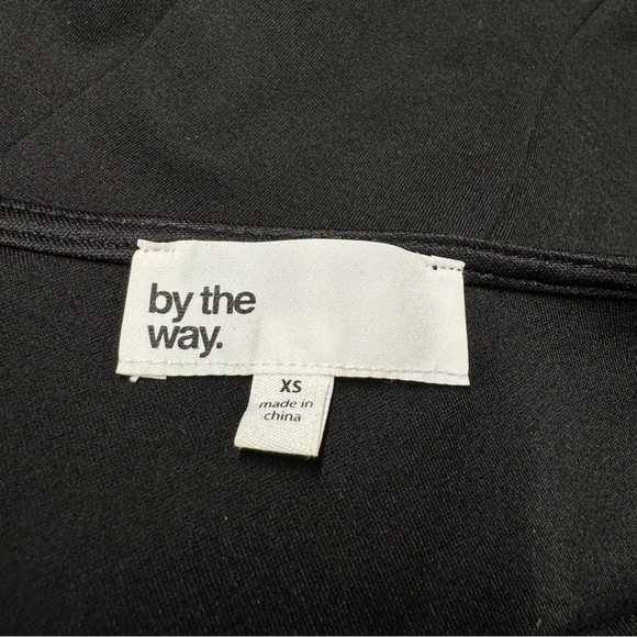 NWOT REVOLVE BY THE WAY. Alexandra One Shoulder Dress Black XS - Picture 10 of 11